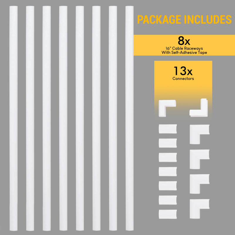 Newton Supply Cord Concealer Raceway Kit & Reviews Wayfair